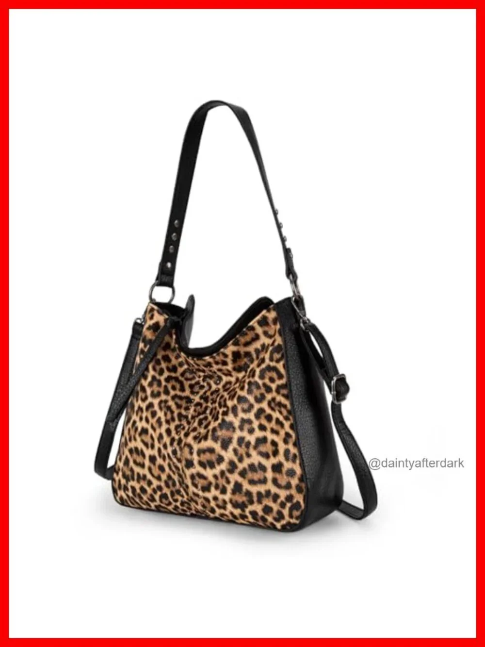 Vegan PU Faux Leather Hobo Handbag Crossbody Shoulder Purse with Adjustable